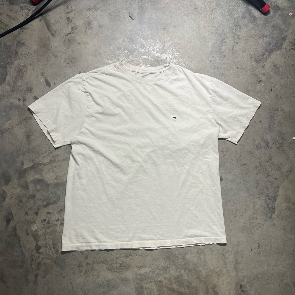Classic White Tommy Hilfiger White T-shirt 100% Cotton
